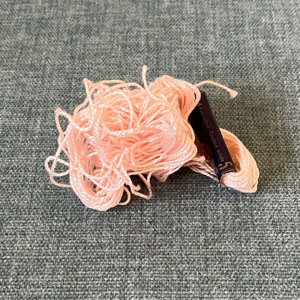 Pink Needlepoint Thread Yarn